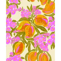 IXXI Tropical Theme With Lush Mangoes And Flowers, Nikita Jariwala & Various - 80 x 100 cm - Gratis ophangtool - Grote wanddecoratie en posters -