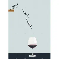 IXXI Your best Friends forget you get old, Maarten Léon - 100 x 140 cm - Gratis ophangtool - Grote wanddecoratie en posters - Vintage, Minimalisme