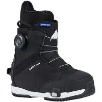 Burton - Kinder snowboardschoenen - Grom Step On Black voor Unisex - Kindermaat 33 - Zwart