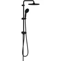 GROHE QuickFix Vitalio Start Systeem 250 Flex douchesysteem met omstelkraan voor wandmontage Mat Zwart