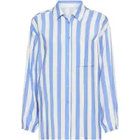 s.Oliver Slaapshirt azuur / wit