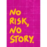 IXXI No Risk No Story, Raissa Oltmanns - 100 x 140 cm - Gratis ophangtool - Grote wanddecoratie en posters - Speels, Grafisch Ontwerp, Kleurrijk, Pop