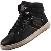 Mustang Sneakers hoog zwart