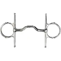 Metalab Elite-trensbit Met Brug Zilver 13.5 cm