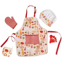 Eurekakids Kokerskostuum Met Keukenaccessoires Voor Kinderen Veelkleurig