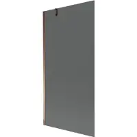 Mexen Next badwandpaneel 1-delig 90 x 150 , grafiet, rosegoud - 895-090-000-00-40-60