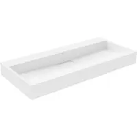 Mexen Ava opbouwwastafel van composiet B/O 100 x 46 cm, wit - 23011000