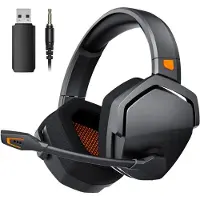 Core Game headset draadloos - Headset - Game headset - Gaming headsets - Zwart/Oranje - ‎‎20x 11x 21cm; 350 g