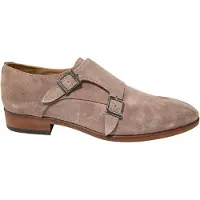 Melik Marvin Suede Nette veterschoenen | Maat 45 Heren Beige