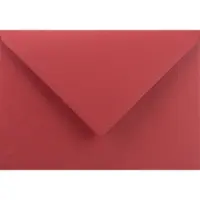 Netuno Gladde rode enveloppen A5 - 162 x 229 mm - C5 - 20 stuks - NK natgelijmde - 115 gram - Sirio Color -
