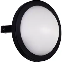 Strühm TRYTON - Led plafond of wandlamp - Badkamer/Buiten - Rond - 11w - 4000K Daglicht wit - 1100 Lumen - IP65 - Zwart