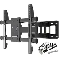 Aura TV Beugel Draaibaar en Kantelbaar - TV Beugel Draaibaar - TV Beugel Kantelbaar - Zwart- 45cm x 23cm x 8cm