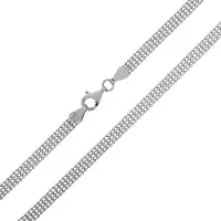 Cavill - 925 Sterling Zilveren Halsketting - Gerhodineerd - Filigraan Slakkenpatroon - Fijne Elegant 45 cm - Tijdloos Sieraad