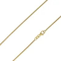 Cavill - Zilveren ketting dames - 925 Sterling zilver verguld - 45 cm fijn goudkleurig collier - Elegante luxe ketting met klapsluiting