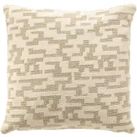 Hoii MALENE | sierkussen 45x45 cm | Brown Rice | beige |