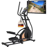 Skandika crosstrainer Carbon P18 - Elliptische trainer voor thuis, 32 weerstandsniveaus, 13 programma’s, LCD-display, app-compatibel, tot 135 kg | Hometrainer, fitness, duurtraining