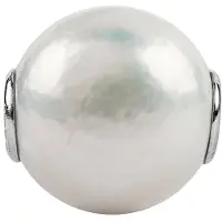 Cavill - Zilveren Hanger 925 Sterling met Witte Zoetwaterkweekparel 11 mm - Elegante Ronde Parelsieraden Dames - Monosono Collection