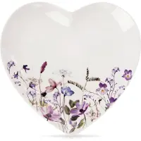Orion Dessertbord Porselein Hart LOUKA 17,5x17 cm - Taart Bordjes - Bord - Ontbijtbord - Borden
