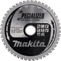 Makita E-23391 Specialized Cirkelzaagblad Voor Dun Plaatstaal - 136 X 20 X 48T