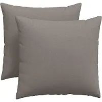 vidaXL Zitkussens 2 pcs Stof Taupe 45 x 45 cm
