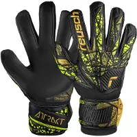 Reusch Sporthandschoenen 'Attrakt Infinity' neongeel / goud / zwart