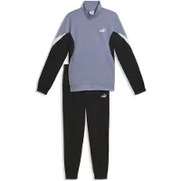 Puma Trainingspak lichtgrijs / zwart / wit