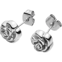 Purelei Oorbellen 'Velvet Rose' zilver