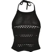 Urban Classics Gebreide top zwart