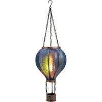 Anna's Collection Solar Hanglamp Luchtballon Blauw D 14 H 45 Cm