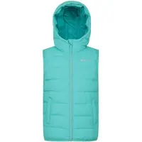 Mountain Warehouse Kinder Rocko Waterdichte Hooded Mouwloze Bodywarmer (Blauw)