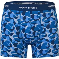 Happy Shorts Boxershorts 'Happy' navy / royal blue/koningsblauw / duifblauw