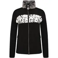 Dare 2b Dames/Dames Engross II Sweatshirt met volledige rits (Zwart)