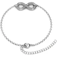 MYC Paris Infinity Eight Armbanden - Zilver en Kristal