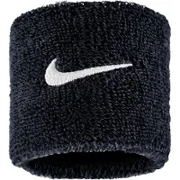 Nike Klassieke Swoosh Zweetband (Set van 2) (Zwart)