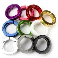 Odi Lock-On Rings Aluminium Paars