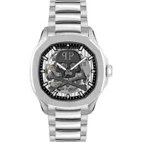 Philipp Plein Analoog horloge zwart / zilver