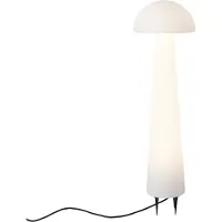 QAZQA Staande buitenlamp wit 80 cm incl. LED IP44 - Fungi