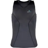 Gamepatch | Compression Shirt SLEEVELESS | Zwart | Maat XS | Basketball | Handball | Urban Sports