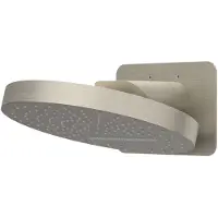 Ivy Aia Hoofddouche HALO Wandmodel Inc. Wandbeugel en Inbouwbox 32 cm Geborsteld Nickel PVD
