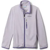 Columbia - Kid's Essential Hike Grid Fleece Full Zip - Fleecevest L, purper