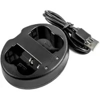 123accu Canon BP-511 USB Dubbellader (8.4V, 0.6A, huismerk)