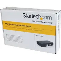 StarTech.com SV431USB - 4 Port Professional VGA USB KVM Switch w