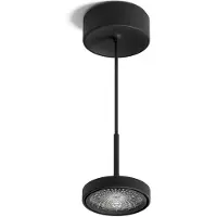 Sigor Hanglampe , Nivo, dimbare, Zwart, Woonkamer, Aluminium, Modern