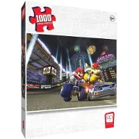 USAopoly Mario Kart Light up the Night Puzzel (1000 stukjes)