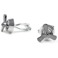 Suitable Manchetknoop Propellers Zilver -