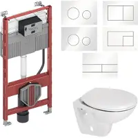 Boss & Wessing Tece profil toiletset set 02 bws compact met tece drukplaat