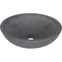 Differnz Waskom hura l beton 28 cm donkergrijs