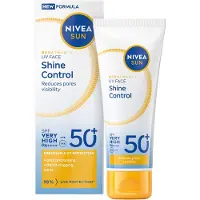 Nivea Uv Face Shine Control Spf 50 40 Ml Zonnebrandcrème
