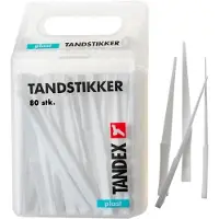 Deprophar Tandex Toothpicks Plastiek 80 St Stokjes