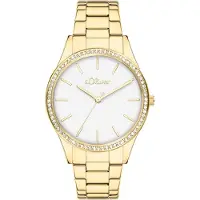 s.Oliver Analoog horloge goud